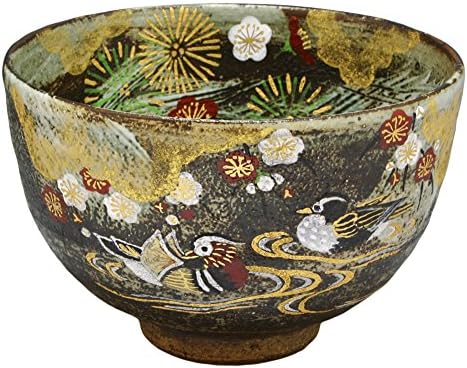 Amazon｜アイトー(Aito) 京焼 清水焼 抹茶碗 (木箱入) 八幡窯 吉祥 