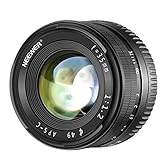 Neewer 35mm F1,2 Apertura Grande Prime APS-C Lente de Aluminio para Sony E Mount Mirrorless Cámaras A6500 A6300 A6100 A6000 A5100 A5000 A9 NEX 3 NEX 3N NEX 5 NEX 5T NEX 5R NEX 6 7
