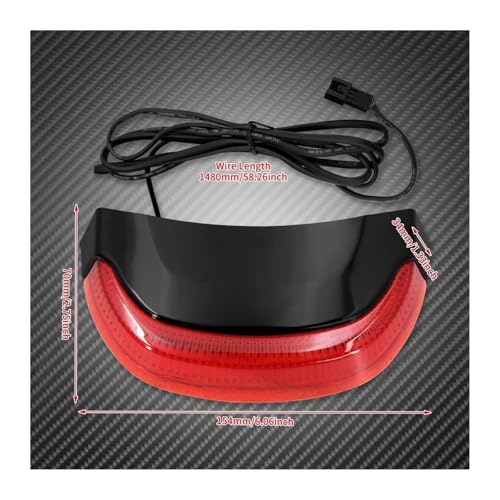 Intermitentes de moto y luz trasera de freno para Harley Touring Road Street 4