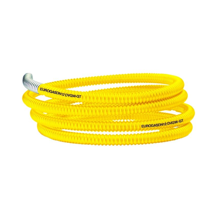 tubo flexible de acero corrugado csst para gas con funda 1" 25mt