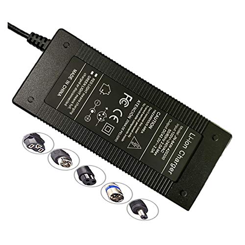 54.6V 2A Akkuladung Ladegerät Adapter Geeignet für E-Bike, Pedelec, Elektroroller, Hoverboard, Elektrofahrrad Ladekabel (Color : C, Size : US)