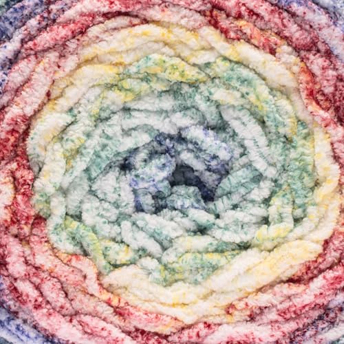 Image of Bernat Blanket Ethereal Stripes Primary Yarn - 2 Pack of 300g /10.5oz - 100% Polyester - #6 Super Bulky - 220 Yards - Knitting /Crochet