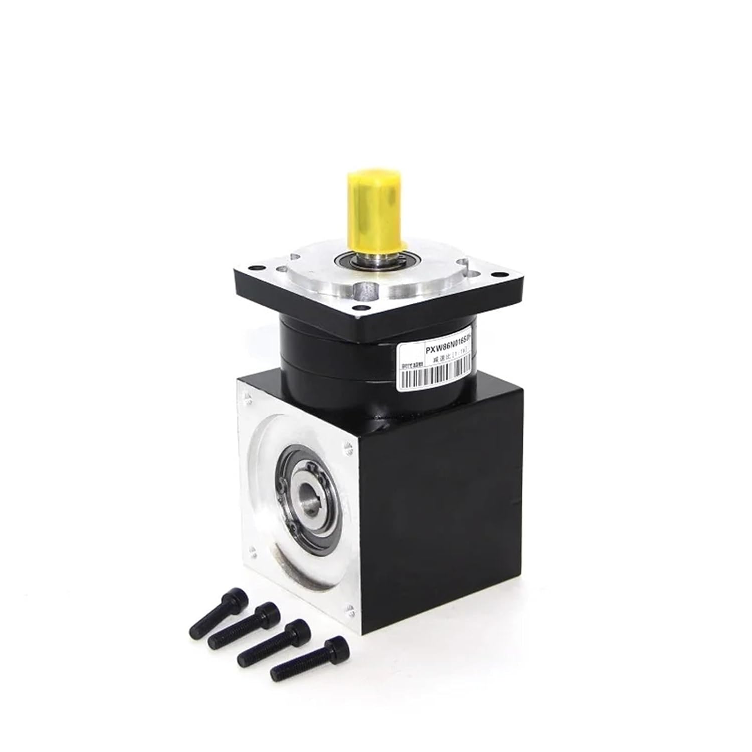 80 Planetary Reducer Right Angle 90 Degree Gearbox For Servo Motor Speed Ratio 3:1 4:1 5:1 6:1 1Pcs(4 to 1)
