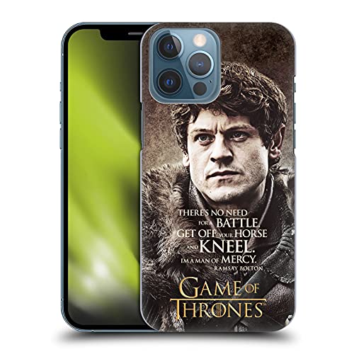 Bild: Head Case Designs Offizielle HBO Game of Thrones Ramsay Bolton Zeichen Zitate Harte Rueckseiten Handyh�lle H�lle Huelle kompatibel mit Apple iPhone 13 Pro Max f�r 19,95 EUR bei amazon.de