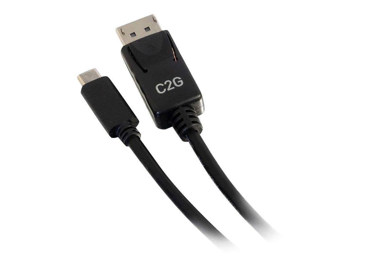 C2G 26901 kabel adaptera USB-C na DisplayPort 4K 30 Hz, czarny (3 stopy, 0,91 metra)
