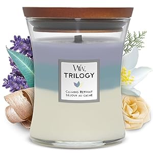 Woodwick 5038581054278 Trilogy Candle Medium Calming Retreat 92965E one Size