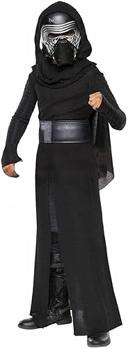 Disfraz de Kylo Ren de Ben Solo Cosplay para niños, bata Jedi con máscara para Halloween