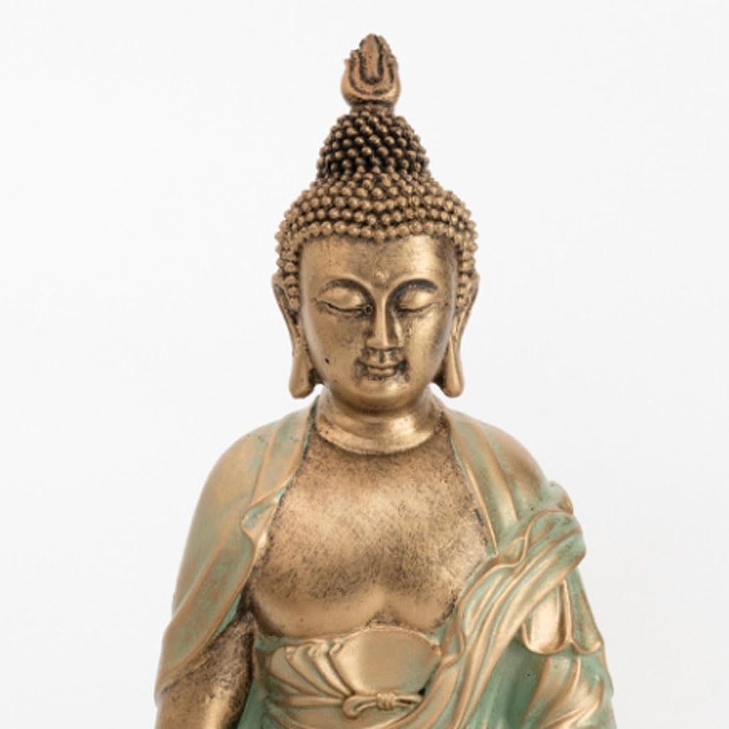 Posąg Buddy do wnętrz Biuro Domowe Budda Dekoracja Przedpokój Salon Wejście Studium Zen Rzemiosło z żywicy Rzemiosło Buddy Medytująca Statua Buddy Figurka Rzeźba
