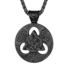 2. Triquetra Medallion-Black
