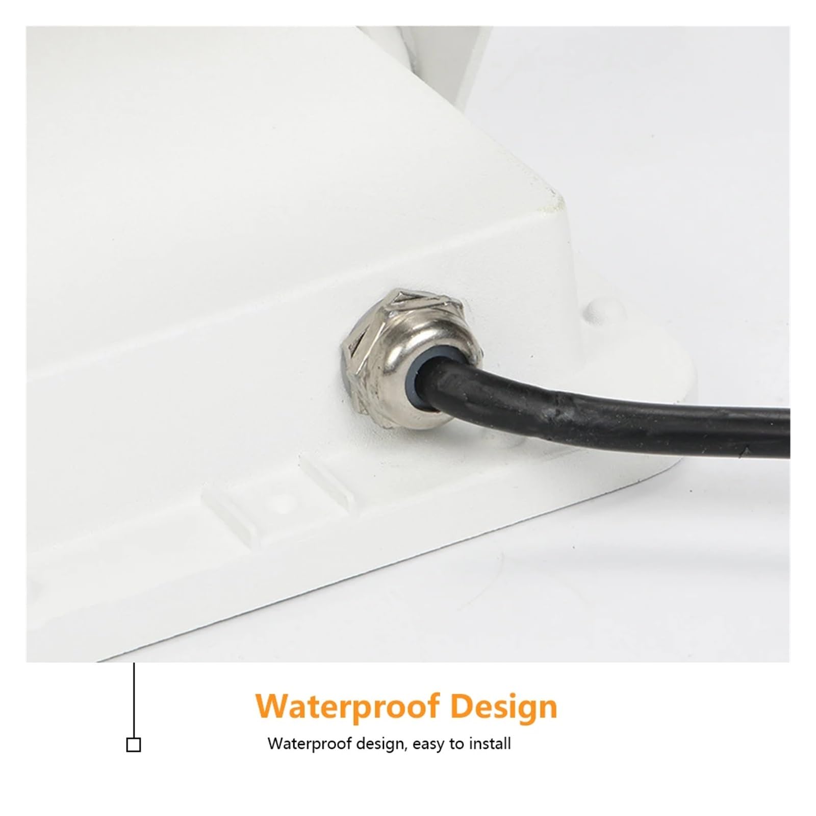 Reflektor 50W 100W 200W 300W Projektor Led Fajny Ciepły Ultra Cienkie Wodoodporne Oświetlenie Zewnętrzne Na Plac Patio Super Jasne OszczęDzanie Energii(100W,6000K)