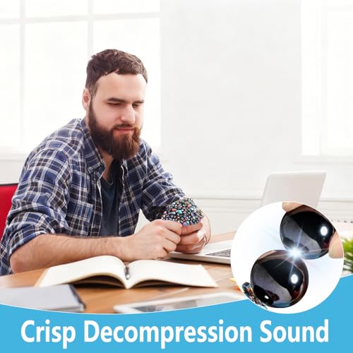 Magnets Bundle-Stress Geschenkset,Magnetspiel für Jugendliche & Erwachsene,Kreatives Entspannungs 2X(25mm)&550+ Bunte Magnetsteine (6mm)|Magnetspiel Set für ASMR,Jahren mit Autismus-Förderung