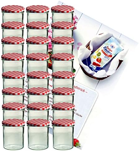 795 ml rond glas met BasicSeal deksel rood/wit UNiTWiST | van 500ml tot