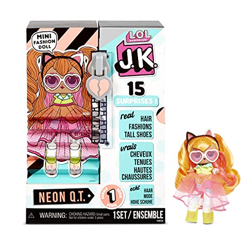 LOL Surprise JK Mini Mu&ntilde;eca de Moda - 15 Sorpresas, Ropa y Accesorios -...