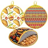 Rétention de chaleur fiable : Grâce à son extérieur en polyester doux et son isolation en de PP, ce chauffe-tortilla une rétention de chaleur sûre et . Il assure que vos tortillas restent chaudes et savoureuses pour les repas partagés ou les occasions spéciales.