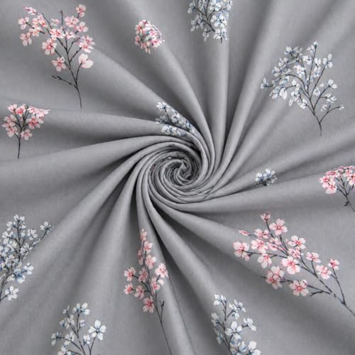 Image of Castiqa Elastic Fitted Supersoft Premium Polycotton 200TC King Size Bedsheets with 2 Pillow Covers (Fits Upto Mattress of 8Inches) (Light Gray, Full 72x78x8Inch)