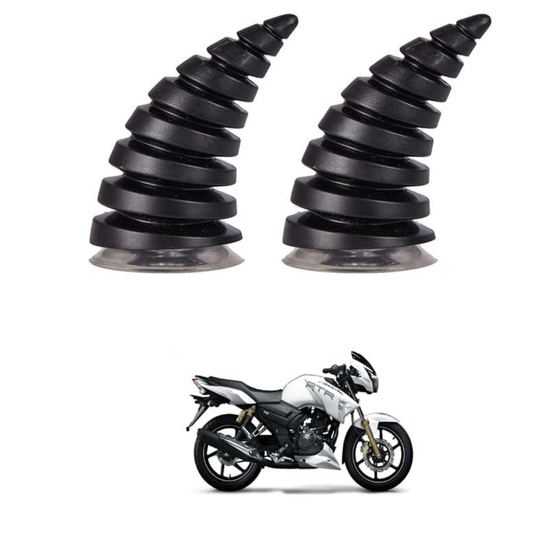 LOVMOTO 2 Pcs Helmet Devil Horns with Suction Cups - Motorcycle Helmet Devil Horn Decoration Car Roof Ornament 3D Car Hood Stickers Bike Ski Motorcycle Comfortable with RT-R 180-image-19