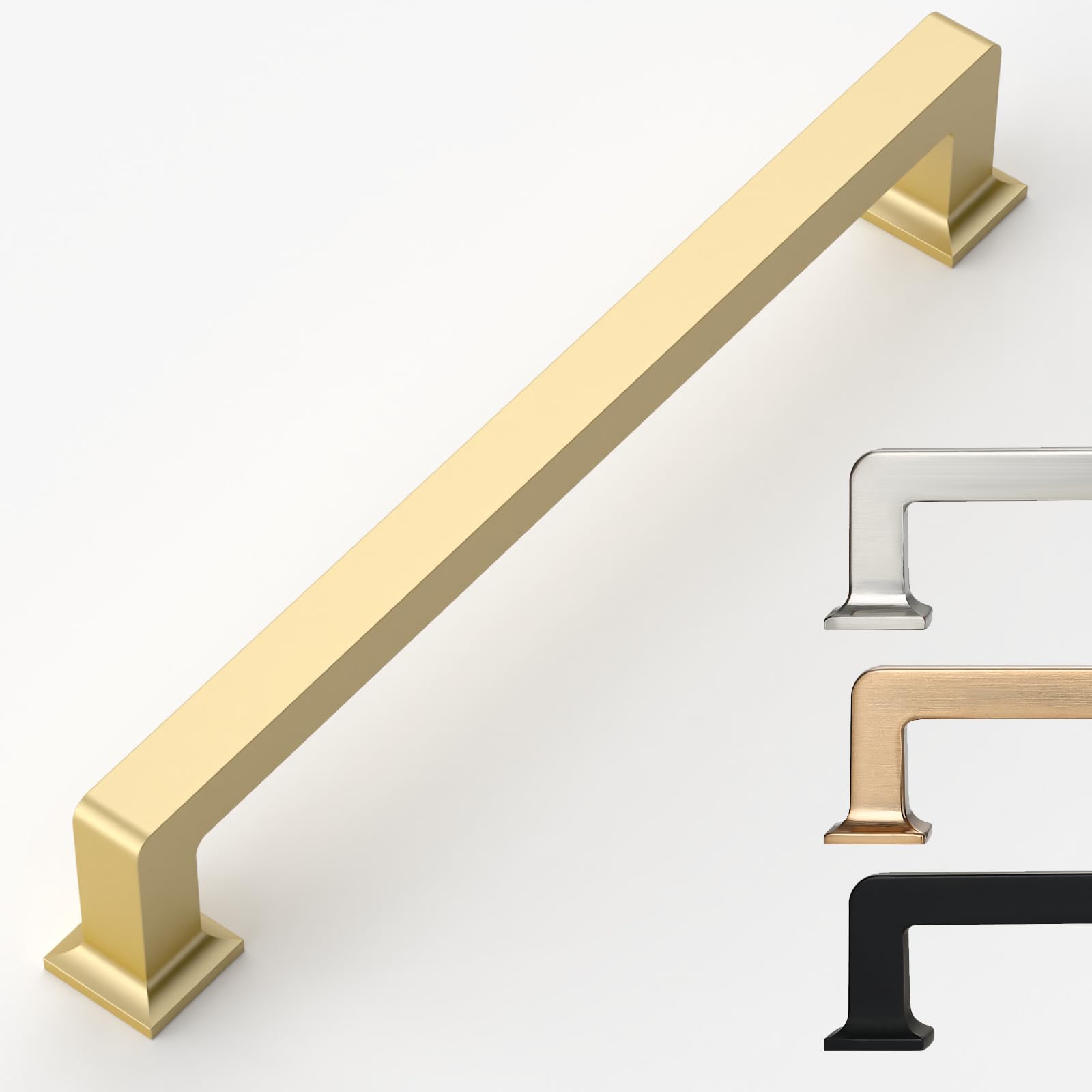 9BUILD 6 Pack 5 Inch Gold Cabinet Handles - cabinet hardware | Mubboo
