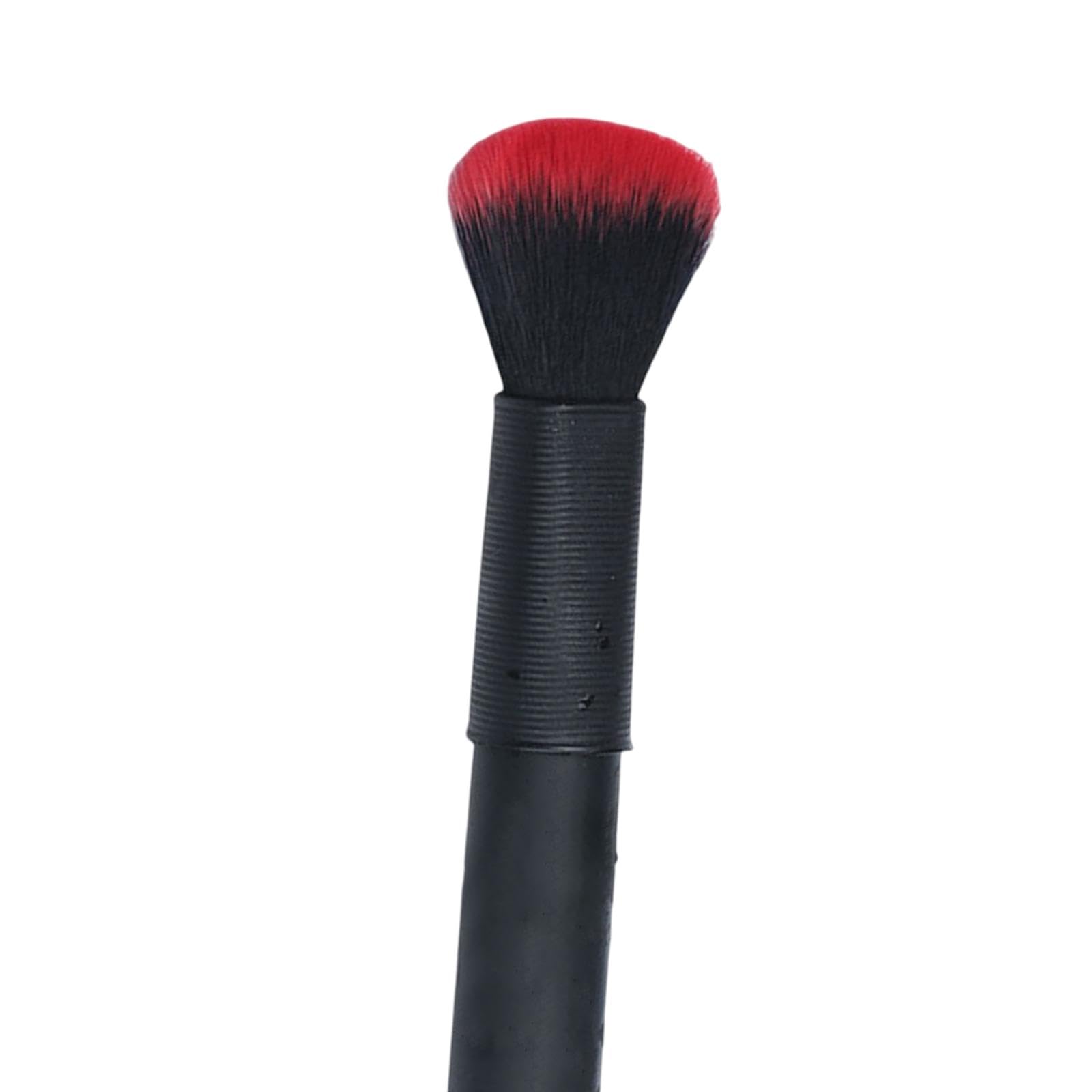 Set di 5 pennelli per trucco per fondotinta, per contouring, miscelazione, aerografo, finitura nera