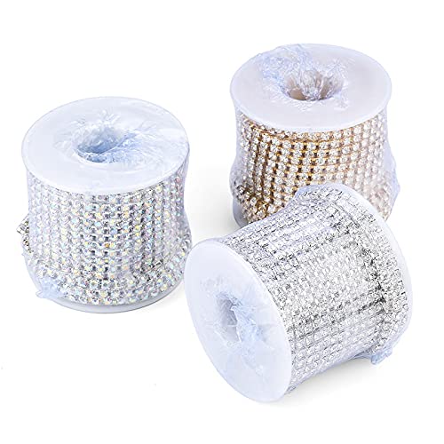Catena Decorativa DIY 5 Metri - Colore Argento - Per Abbigliamento, Accessori, Fai Da Te