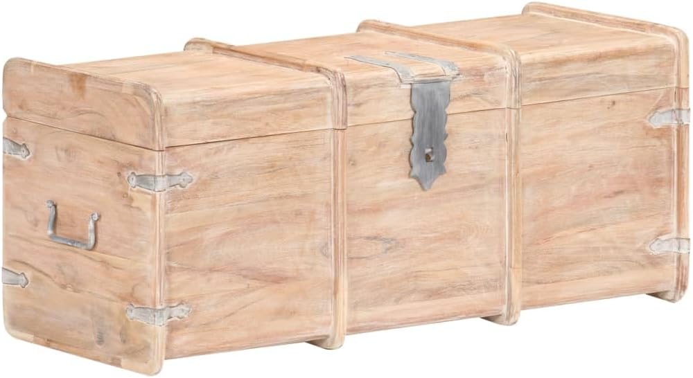Storage Chest 90x40x40 cm Solid Acacia Wood(Weight:125.66 lbs),289644