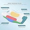 ZAMAT Adjustable Cervical Memory Foam Pillow, Odorless Neck Pillows for Pain Relief, Orthopedic Pillows for Sleeping with Cooling Pillowcase, Bed Support Pillow for Side, Back, Stomach Sleeper
