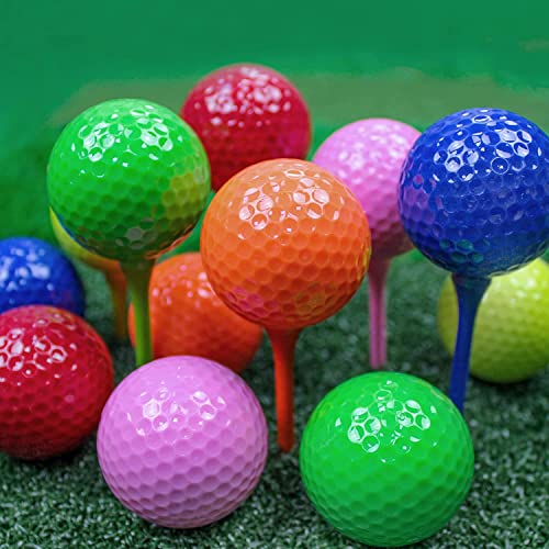 Kofull-12pcsPack-Pelotas-de-Golf-Mini-Pelotas-de-Golf-Coloridas-Bolas-de-Practica-de-Golf-Entrenamiento-Golfs-Multicolor