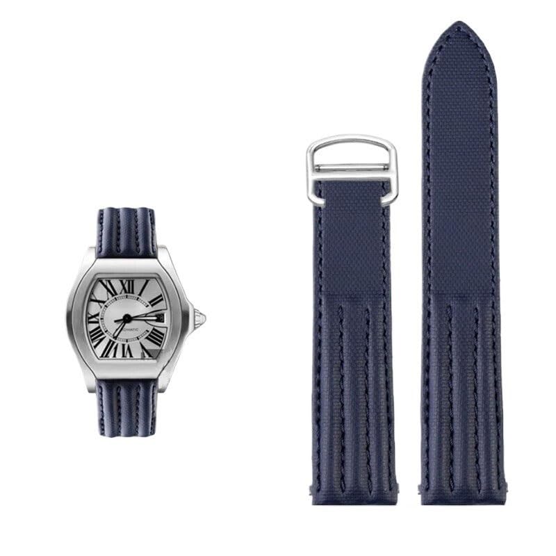 Cinturino Per Orologio Con Interfaccia A Sgancio Rapido Per Cartier Roadster Series W6206018 Con Cinturino Con Fibbia Pieghevole