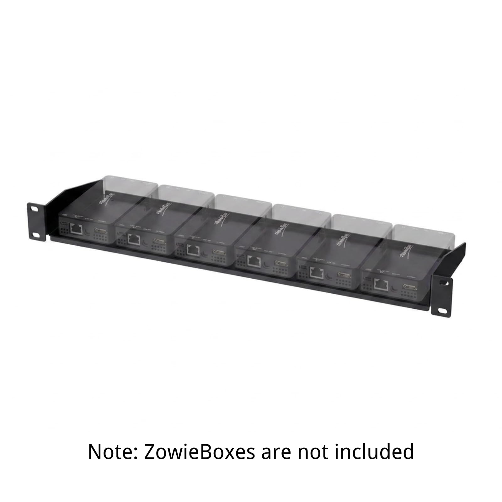 Zowietek Rack Mount 1U, ZowieRack, Compatible with HDMI/SDI ZowieBox (Pro), One ZowieRack Fits up to 6 ZowieBoxes
