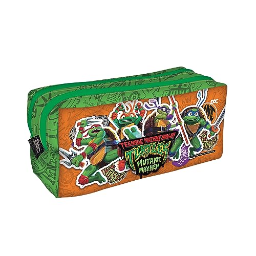 Estojo Duplo em Tecido - Tartarugas Ninjas
