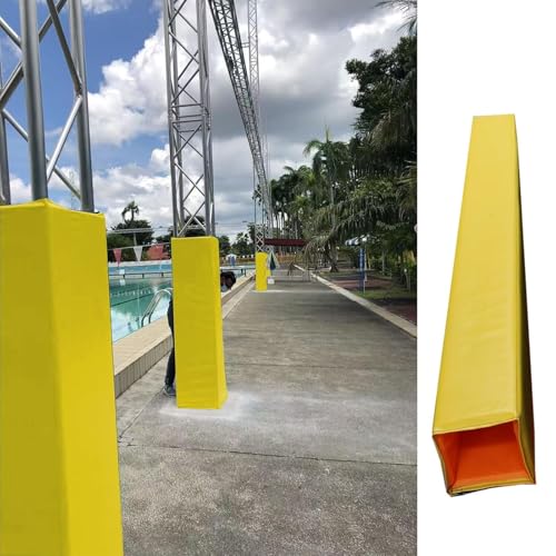 Coussin de blocage carré pour poteau de basket 200cm protection de 2,5cm - 2