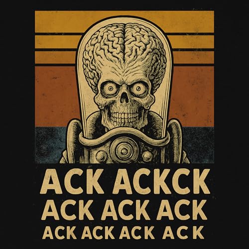 Mars Big Brain Alien Shirt Retro 90s Sci-Fi Horror Comedy Attacks Graphic Tee for Men Women2