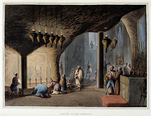 Art Tableau Grotte de la Nativité Bethléem impression haut de gamme sur toile Mayer