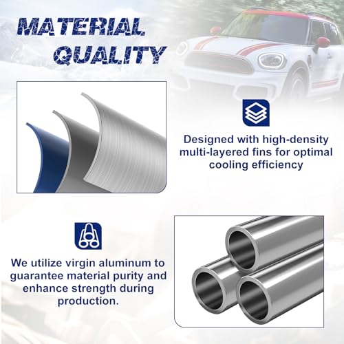 Image of Air Conditioning A /C Condenser Compatible with Mini Cooper Countryman Paceman # 3884, 940118, 64539239920, 6941084, 64536941084, 9239920