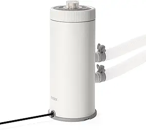 INTEX C1000 Cartridge Filter Pump for AGP: 1000 GPH Pump Flow Rate - Cartridge Gauge Indicator - HydroAeration Technology - Includes Type A Filter Cartridge - Turnover Rate/System Flow 750 GPH