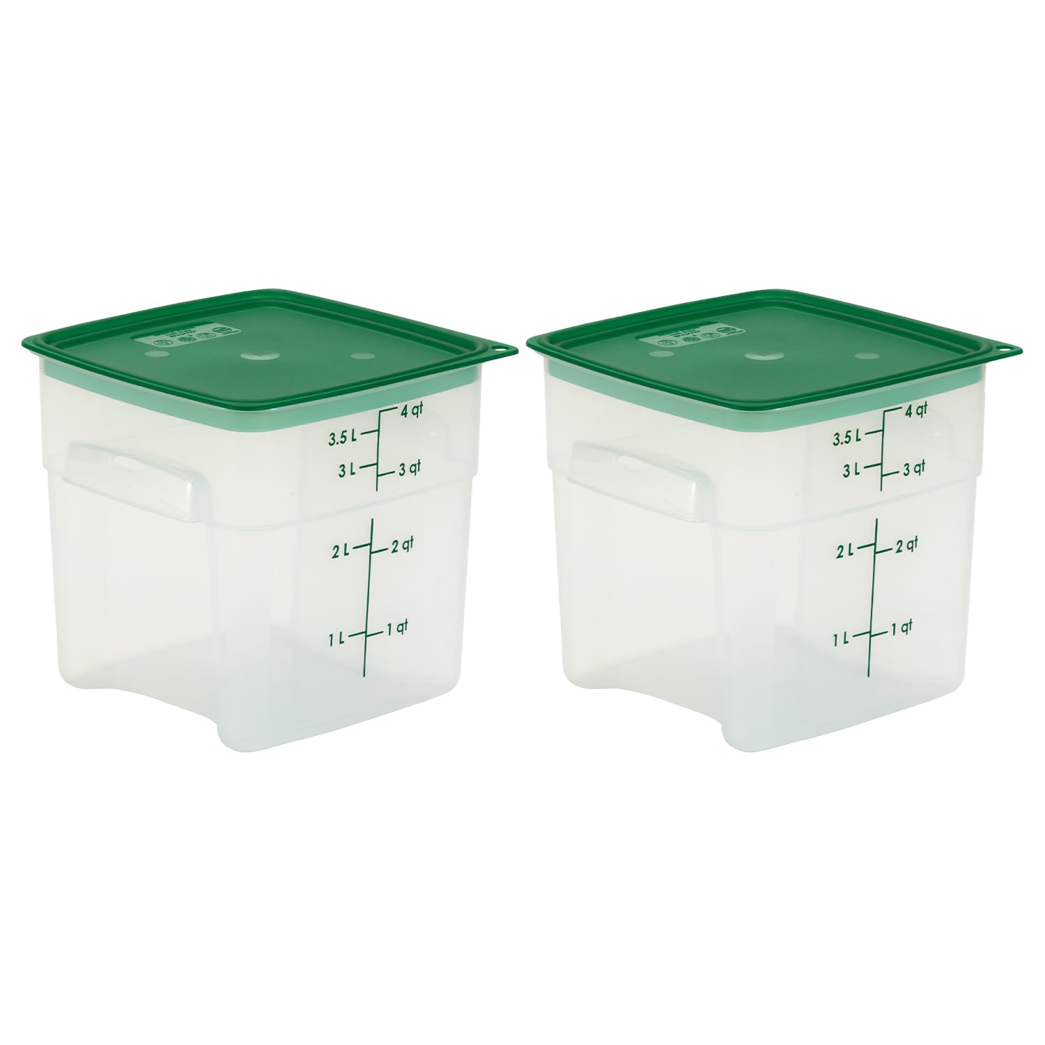Amazon｜Cambro (キャンブロ) 4クォート BPAフリー 食品保存容器 蓋