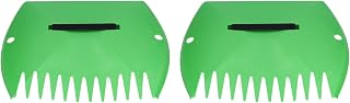 Gardenised Pair of Leaf Scoops, Leaf Scoops Hand Rakes Corrosion Resistant for Yard for Garden