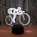 Produktbild Nachttischlampe Schlafzimmer Dekoration Radfahren 3D Nachtlicht Usb Stromversorgung Bunte Touch Led Visuelle Licht Geschenk Dekoration Kleine Tischlampe