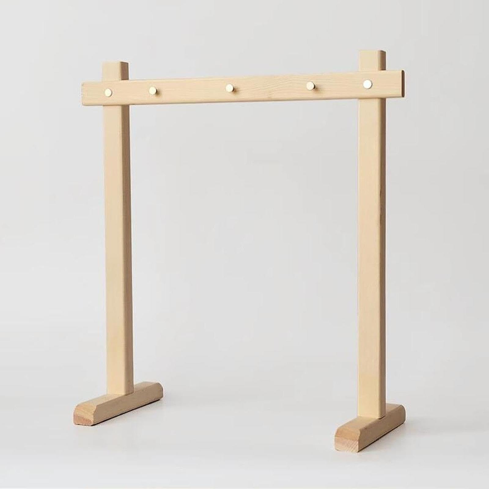 Estructura de Madera para Soporte de Gong y Exhibición de Joyas, L