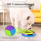 Anti Schling Napf Hund 3 Stufen - Slow Feeder gegen Schlingen & Blähungen, Rutschfester Interaktiver Hundefutterspender, Mittlere & Große Hunde, Hunde Puzzle Feeder(BPA-frei)