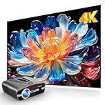 Daylight Projector 4K Ultra HD 2300ANSI High Lumen,Smart Home Cinema Indoor Daytime Projectors with WiFi6,Bluetooth,Streaming Apps,NFC,HDR10+,ToF Auto Focus,HDMI 2.1 ARC for Outdoor Movie Video Gaming