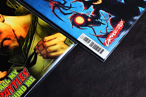 Image of Big Fudge 50 Comic Book Bags and Boards - Protector Sleeves for Comics and Magazines - Archival Protection for 1990s to Current Comic Books - 7.25 inch x 10.5 inch