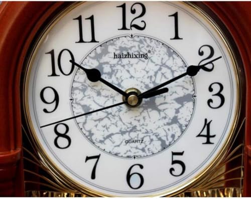 Relógio de Mesa com Pêndulo Vintage Silencioso 38cm