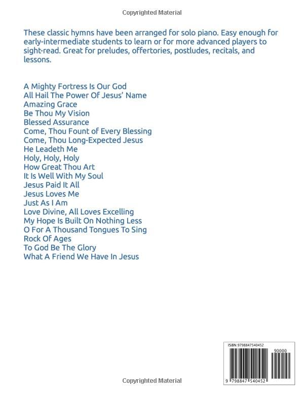 Miniatura 2 de 20 Greatest Hymns for Solo Piano