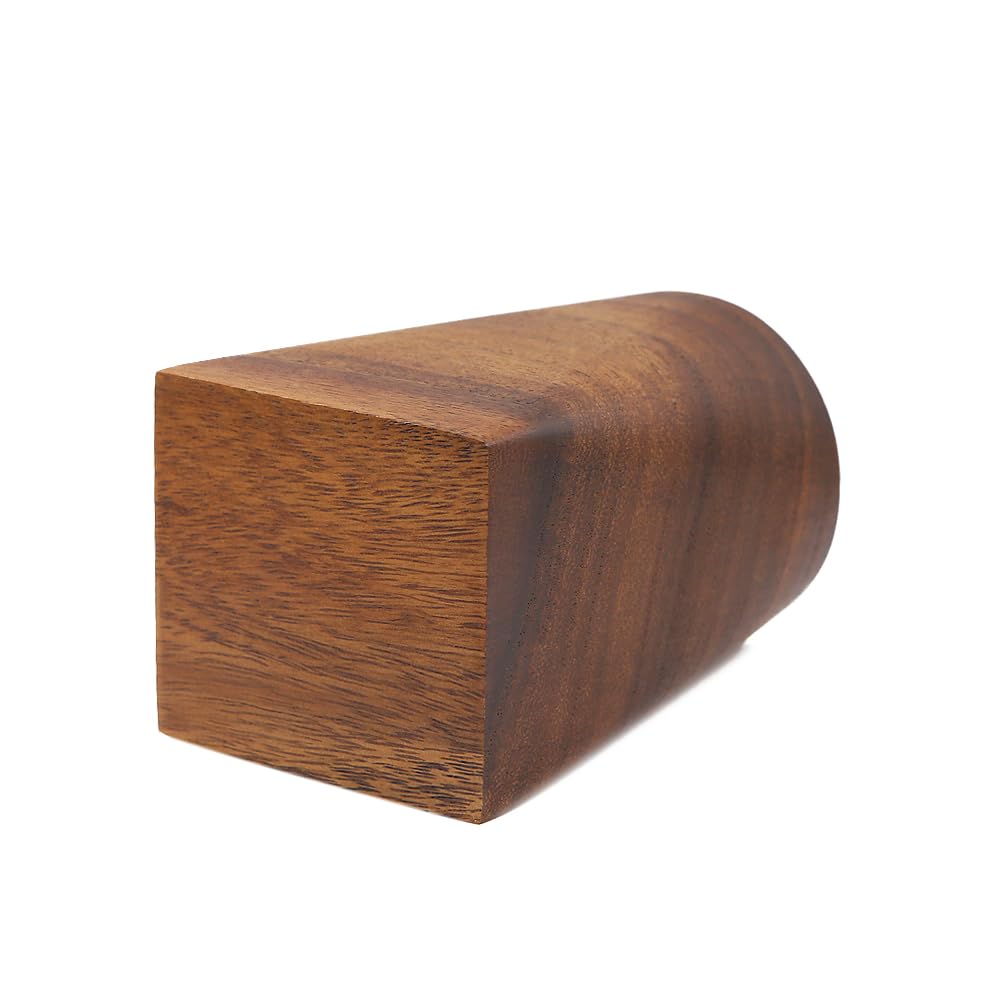 Boerni Walnut Wood Pen Holder,Simple Polygon Wooden Pencil Holder Cup Pen Container Holder Pen Pot Organizer Makeup Brush Holder for Kid Student Desk Office Library School Stationery Gift (Circular) - Image 4