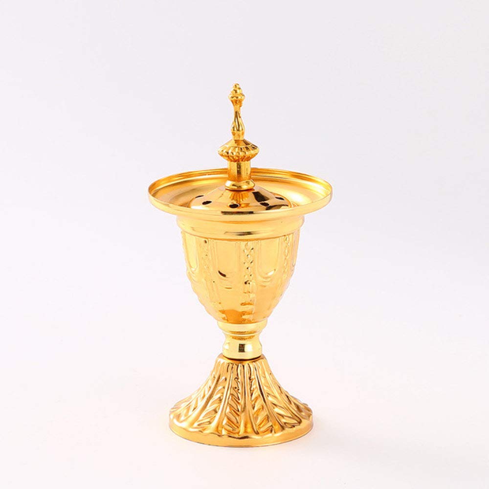 Brûleur d'encens en métal et artisanat du Moyen-Orient haut de gamme