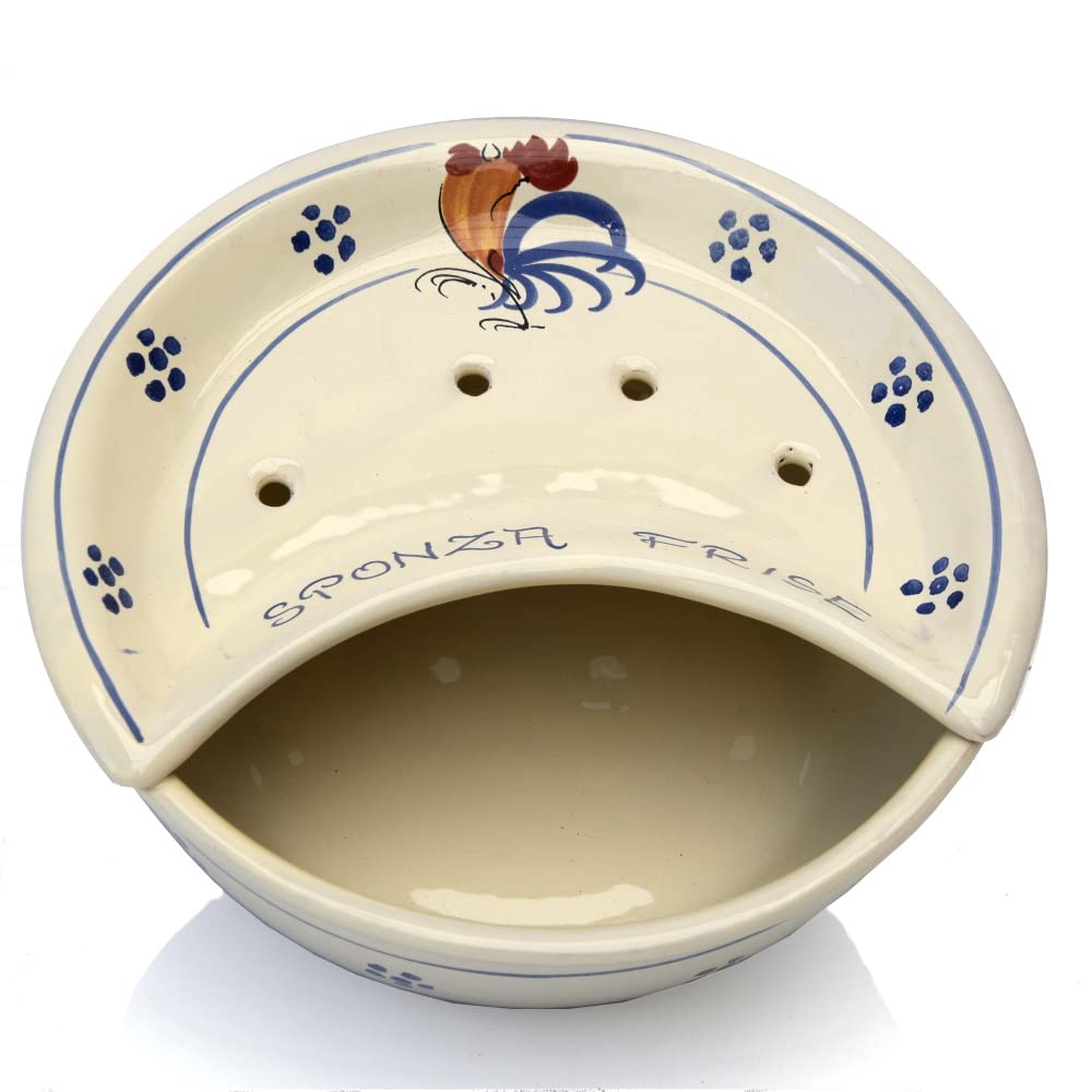 Ciotola In Terracotta Linea Gallo - 20 Cm, Smaltata E Lavabile In Lavastoviglie - Foto 13