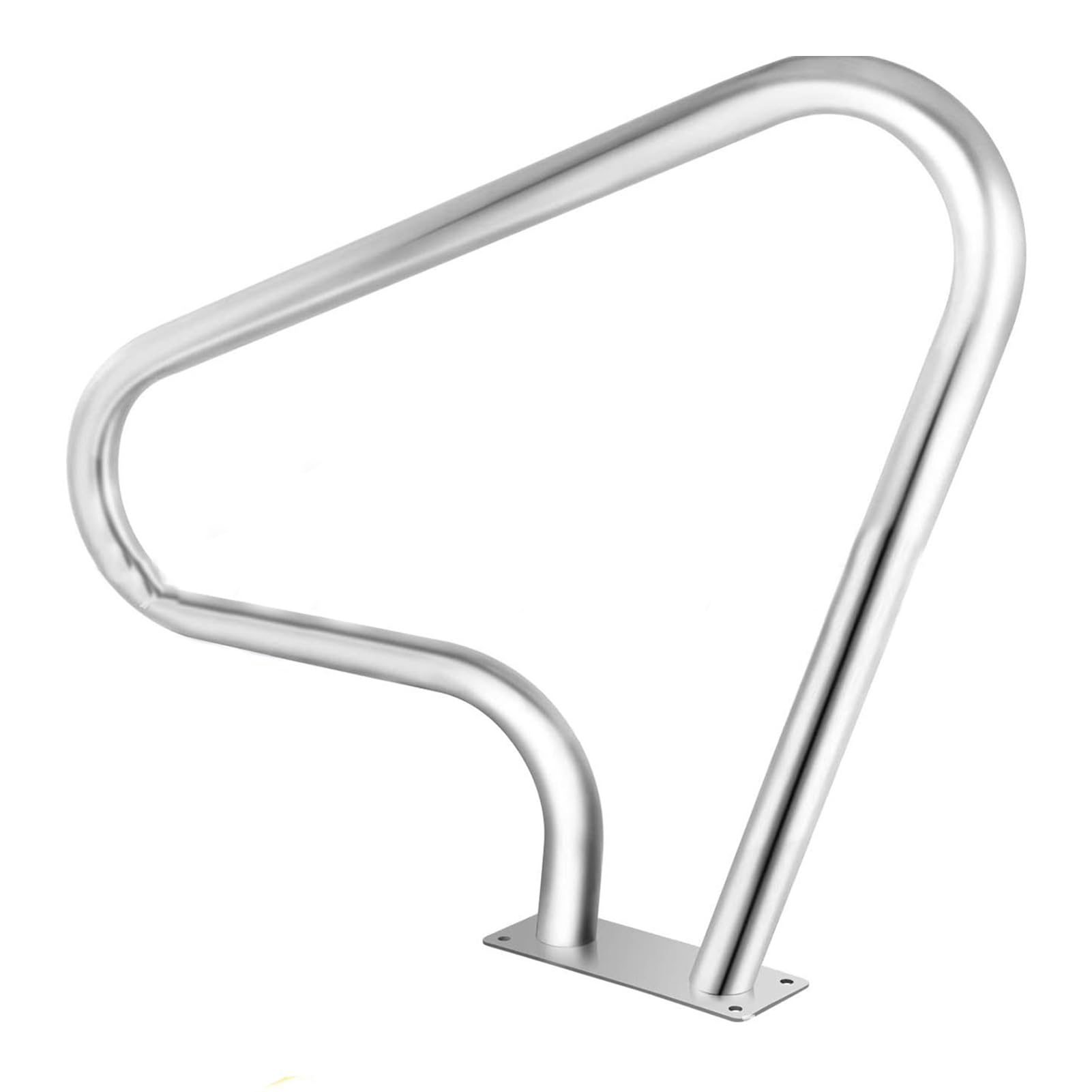 Pool Rail,304 Stainless Steel Pool Railing,Swimming Pool Stair Rail,250 LBS Load Capacity,with Quick Mount Base,for Indoor Outdoor Water Park