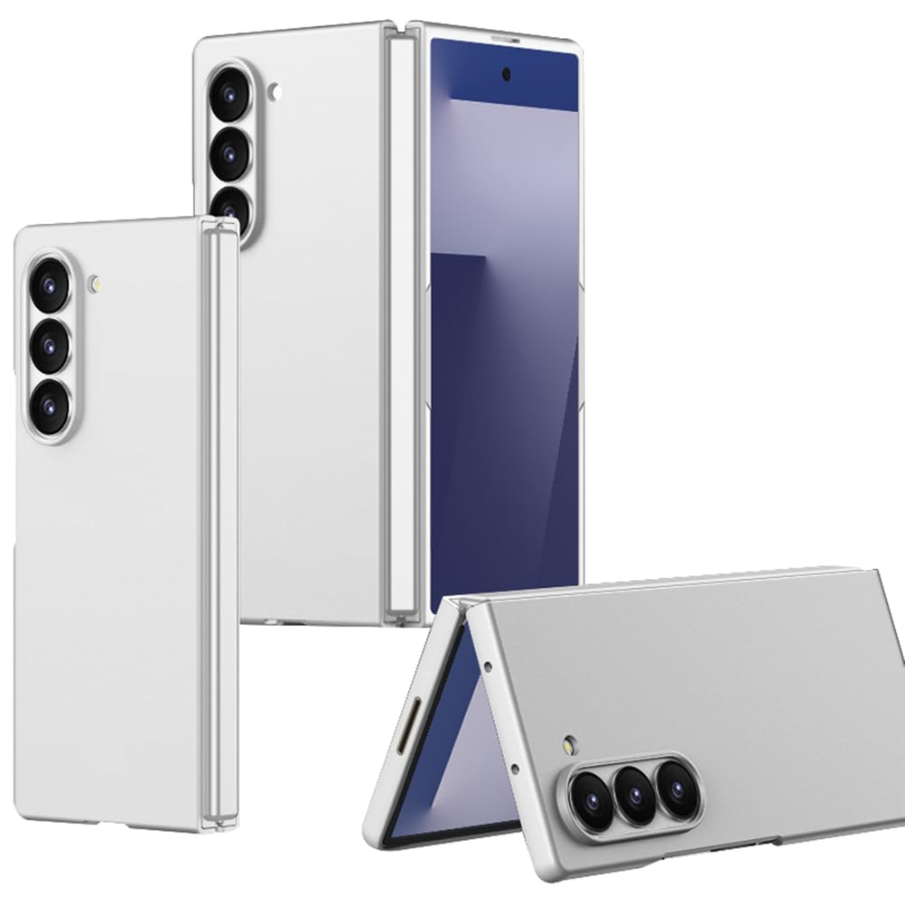 Coque Samsung Galaxy Z Fold 7 blanche ultra fine en polycarbonate rigide - 8