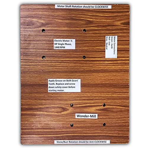 Wonder Mill - Mounting Board for Motorized Mill (for Wonder
