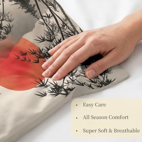 Housse de couette 200x200 microfibre imprimé 3D avec 2 taies - 6